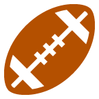 Come Football americano emoji appare su Au-Kddi.