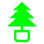 Come Albero di Natale emoji appare su Au-Kddi.