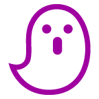 Come Fantasma emoji appare su Au-Kddi.