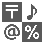 Come Pulsante con simboli emoji appare su Au-Kddi.