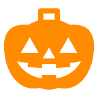 Come Zucca di Halloween emoji appare su Au-Kddi.