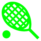 Come Tennis emoji appare su Au-Kddi.