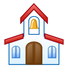 Hoe Kerk emoji eruit ziet op Emojidex.