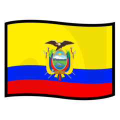 Hoe Vlag: Ecuador emoji eruit ziet op Emojidex.