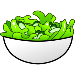 Hoe Groene salade emoji eruit ziet op Emojidex.