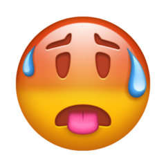 איך מת מחום emoji נראה על Emojipedia.