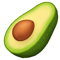 A quoi ressemblent les emoji Avocat sur Facebook.