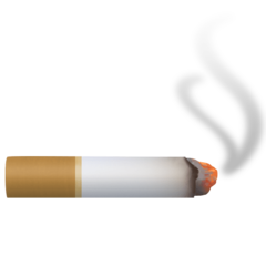 Hvordan Cigaret emoji ser ud på Facebook.