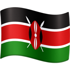 Bagaimana Bendera: Kenya emoji terlihat di Facebook.