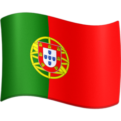 Hoe Vlag: Portugal emoji eruit ziet op Facebook.