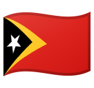 Come Bandiera: Timor Est emoji appare su Google.