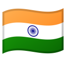 Bagaimana Bendera: India emoji terlihat di Google.