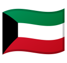 Hvordan Flag: Kuwait emoji ser ud på Google.