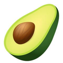 A quoi ressemblent les emoji Avocat sur Joypixels.