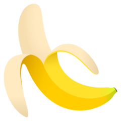 Bagaimana Pisang emoji terlihat di Joypixels.