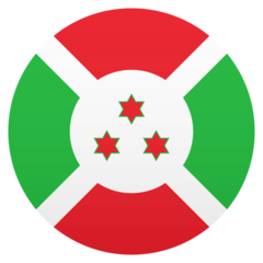 Hvordan Flag: Burundi emoji ser ud på Joypixels.