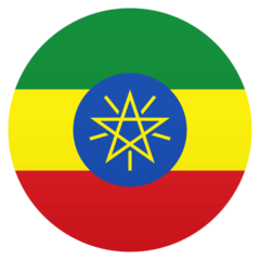 Bagaimana Bendera: Etiopia emoji terlihat di Joypixels.