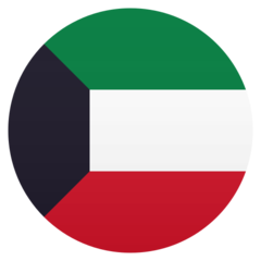 Hvordan Flag: Kuwait emoji ser ud på Joypixels.