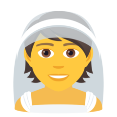 Bagaimana Orang berpenutup kepala emoji terlihat di Joypixels.