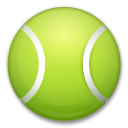 Come Tennis emoji appare su Lg.