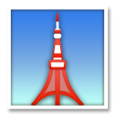 Come Torre di Tokyo emoji appare su Lg.