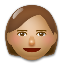 Come Donna: carnagione olivastra emoji appare su Lg.