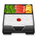 Come Bento box emoji appare su Lg.