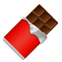 Hoe Chocoladereep emoji eruit ziet op Lg.