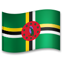 Come Bandiera: Dominica emoji appare su Lg.