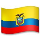 Hvordan Flag: Ecuador emoji ser ud på Lg.