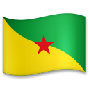 Come Bandiera: Guyana Francese emoji appare su Lg.