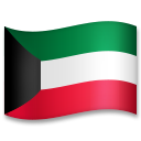 Hvordan Flag: Kuwait emoji ser ud på Lg.