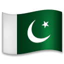 How Flag: Pakistan emoji looks on Lg.