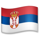 Come Bandiera: Serbia emoji appare su Lg.