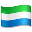 Come Bandiera: Sierra Leone emoji appare su Lg.