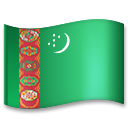 Come Bandiera: Turkmenistan emoji appare su Lg.