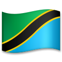 Come Bandiera: Tanzania emoji appare su Lg.