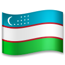 Come Bandiera: Uzbekistan emoji appare su Lg.