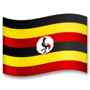 Come Bandiera: Uganda emoji appare su Lg.