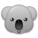 Come Koala emoji appare su Lg.