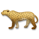 Come Leopardo emoji appare su Lg.