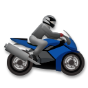 Come Motocicletta emoji appare su Lg.