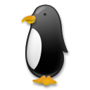 Come Pinguino emoji appare su Lg.