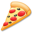 Come Pizza emoji appare su Lg.