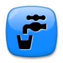 Come Acqua potabile emoji appare su Lg.