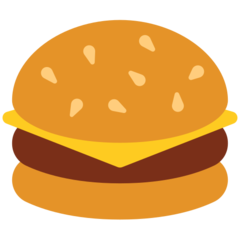 Bagaimana Hamburger emoji terlihat di Mozilla.