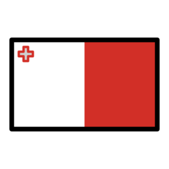 How Flag: Malta emoji looks on Openmoji.