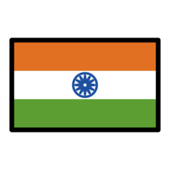 Bagaimana Bendera: India emoji terlihat di Openmoji.