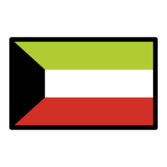 Hvordan Flag: Kuwait emoji ser ud på Openmoji.