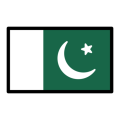 How Flag: Pakistan emoji looks on Openmoji.